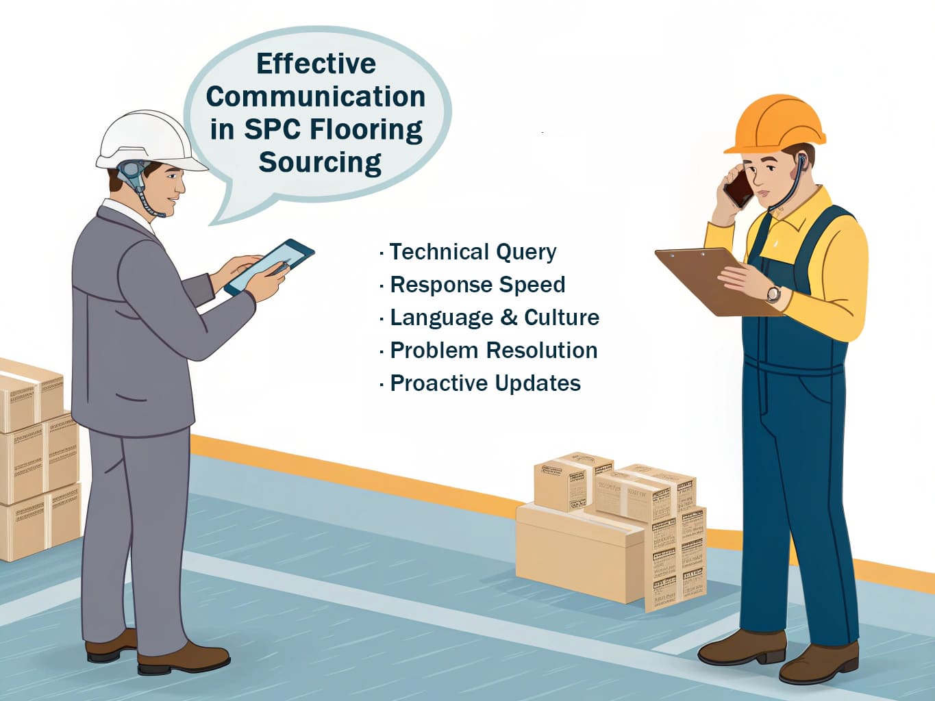 Global Communication Network for SPC Flooring