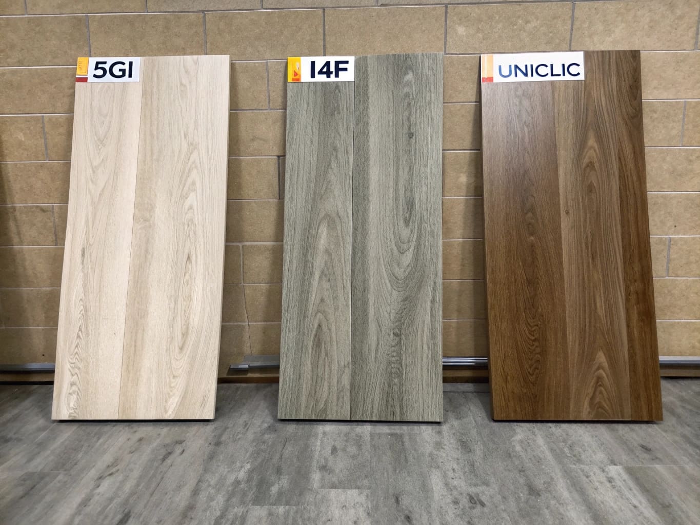 how do the 5gi i4f and uniclic vinyl click floor