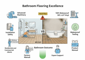1. optimal bathroom flooring