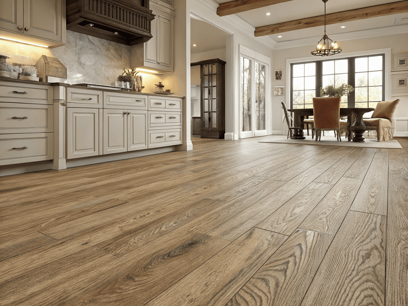 Side-by-side comparison of LVP and Laminate flooring features