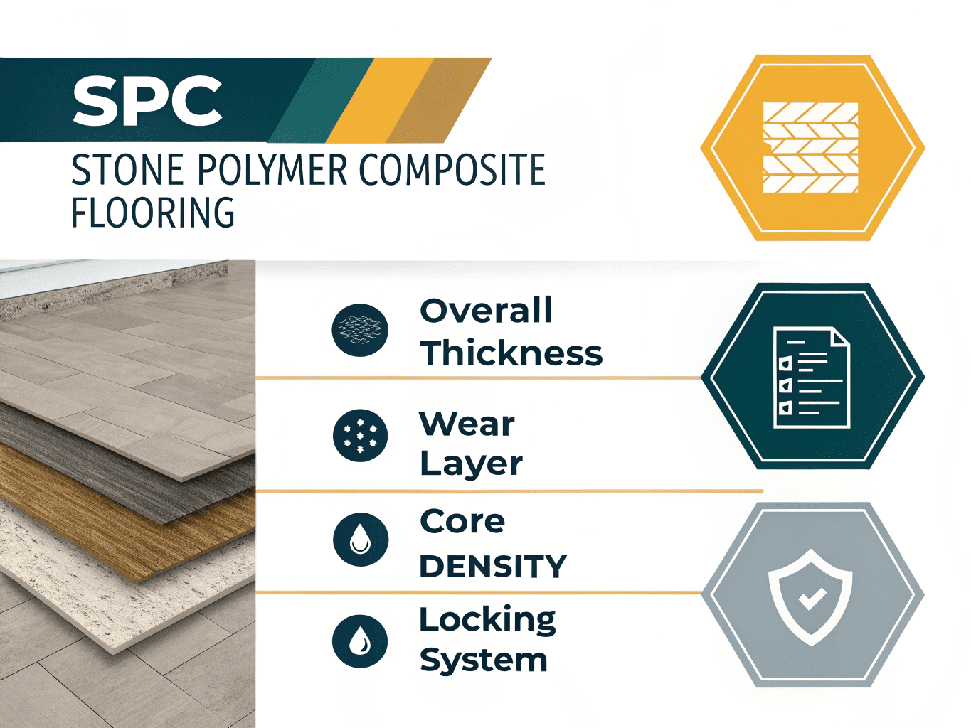 SPC Stone Polymer Composite Flooring Specifications