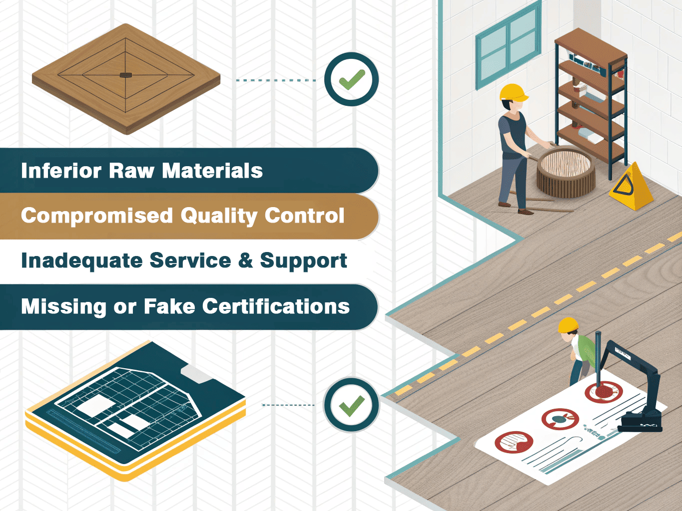 What pitfalls should B2B buyers avoid when selecting vinyl flooring suppliers?