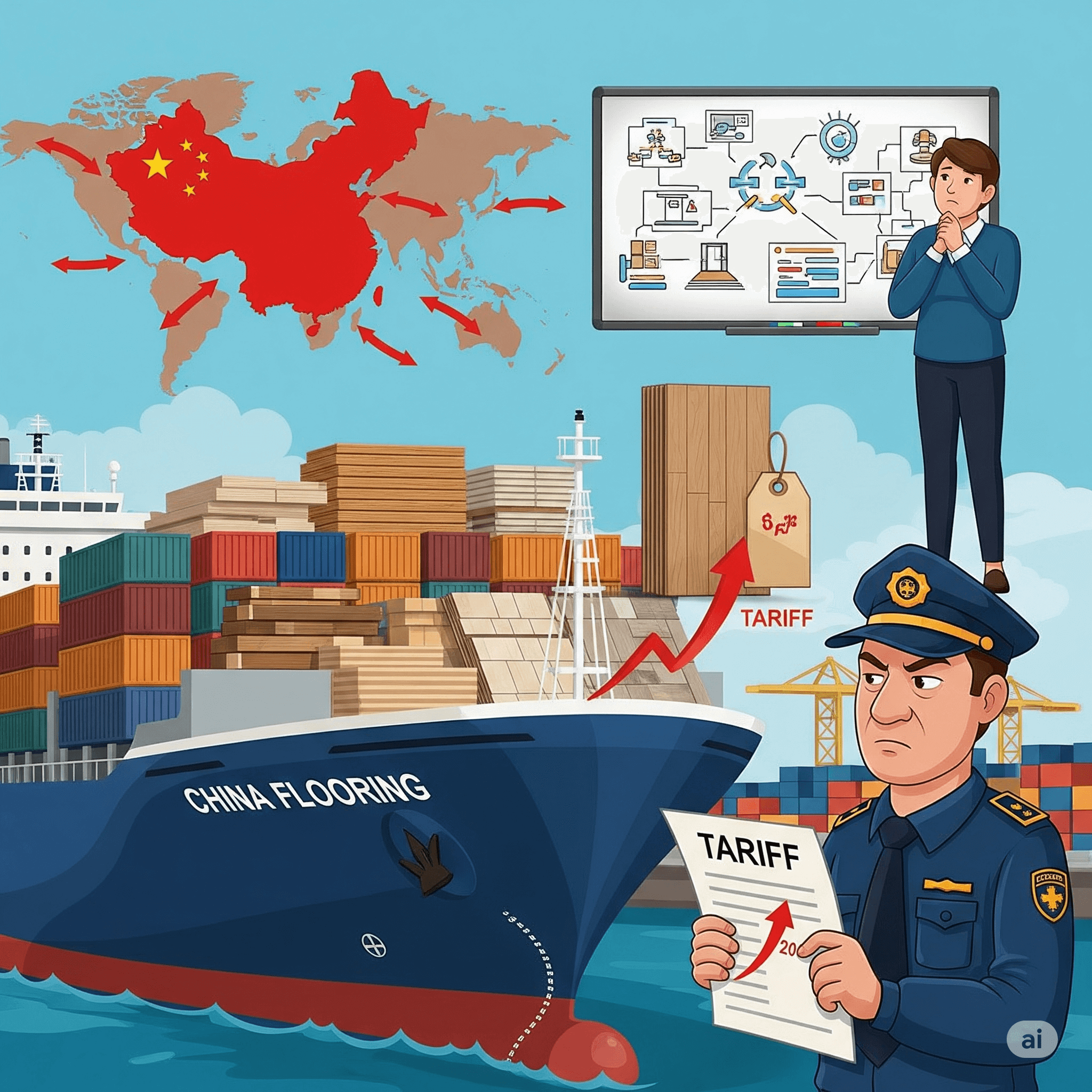 China flooring tariffs and the importance of alternative sourcing strategies