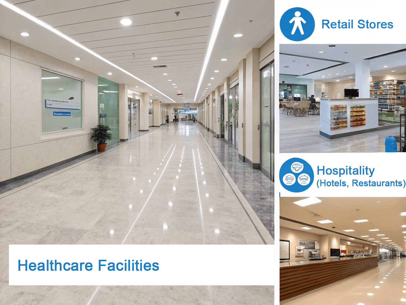 healthcare retail and hospitality spc flooring